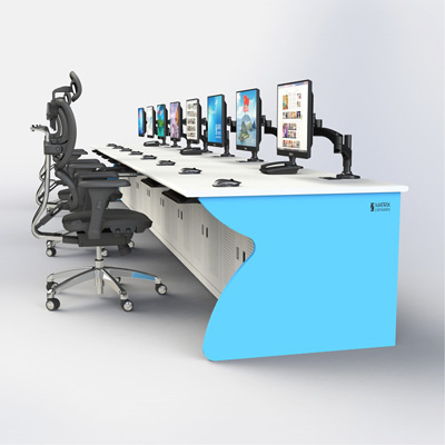 生產(chǎn)監(jiān)控室控制臺(tái)定制