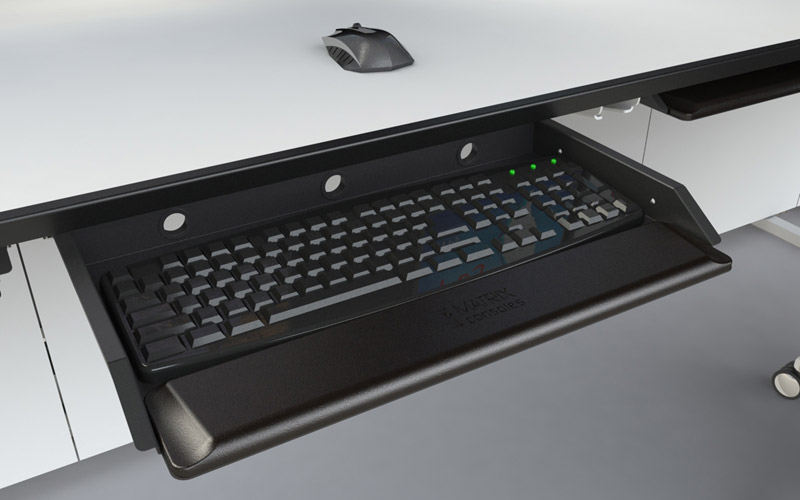 監(jiān)控調(diào)度控制臺(tái)鍵盤(pán)托盤(pán)圖片